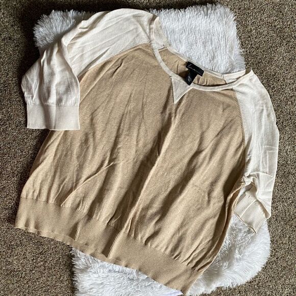 Lane Bryant Tan Sweater Size 28 NEW with tags - Picture 1 of 6